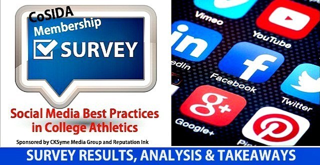 CoSIDA Social Media Survey Results & Analysis: Part 2
